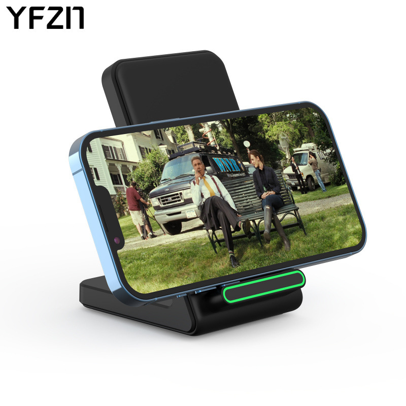 15W fast wireless charging stand compatible with Apple Samsung Huawei Google phones charger 15W fast charging