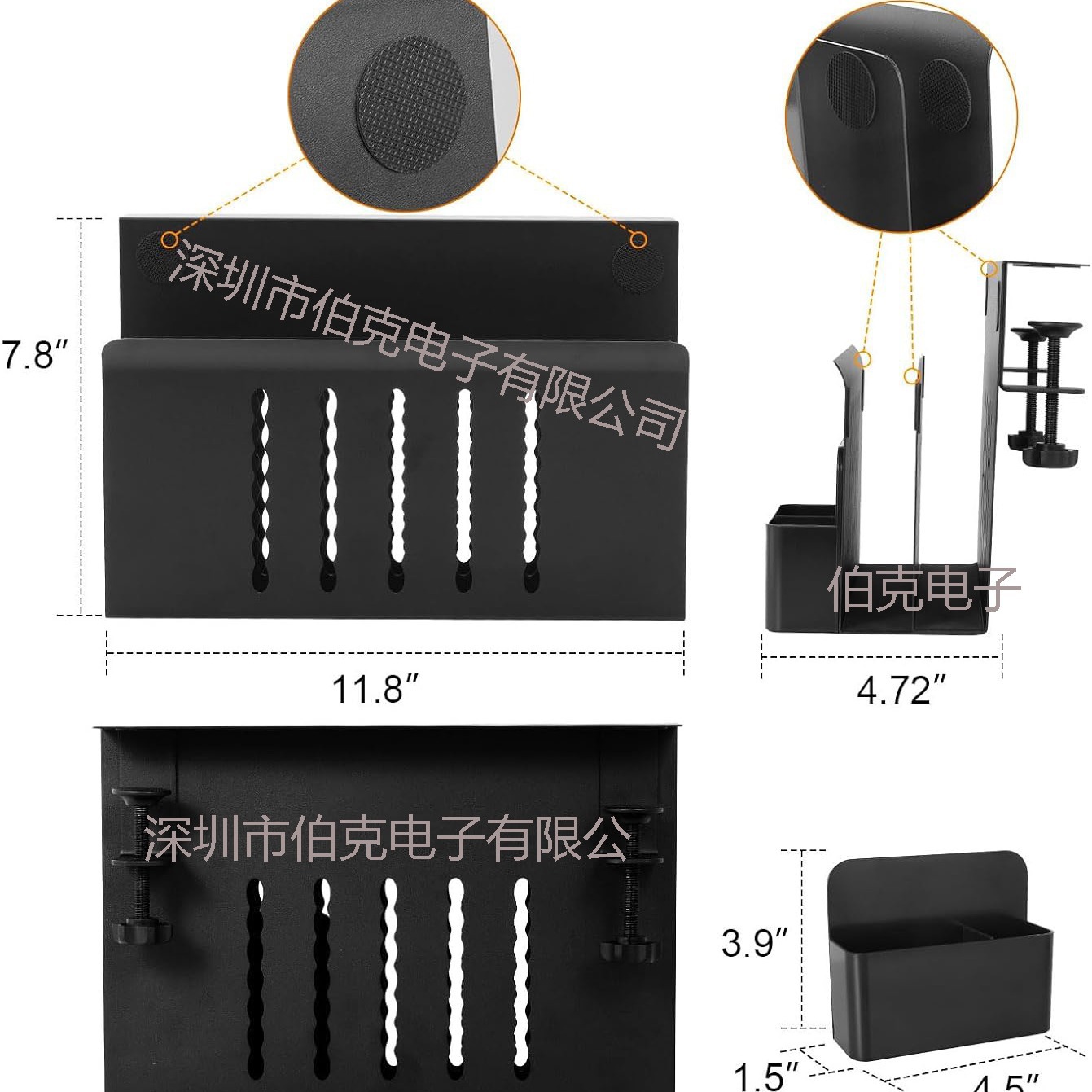 Under-desk laptop storage bracket, eBay new under-desk laptop storage bracket