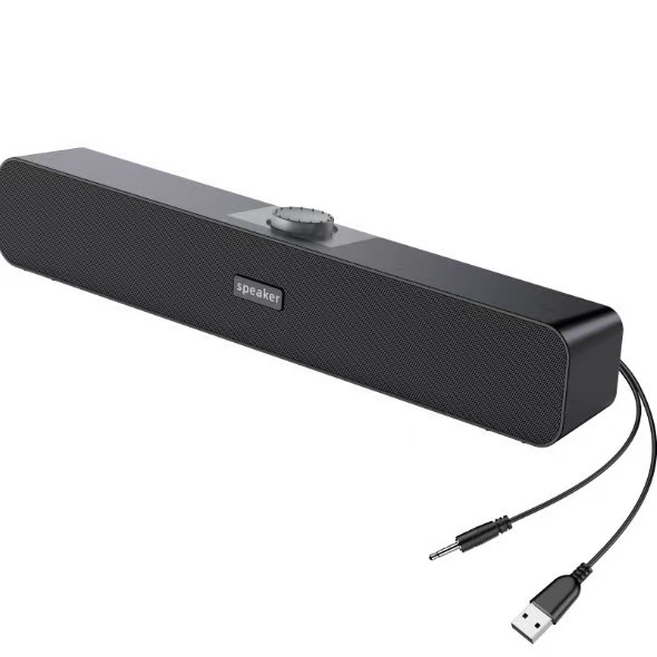 High-quality long-strip Bluetooth speaker, wired USB computer speaker, 24-hour shipping