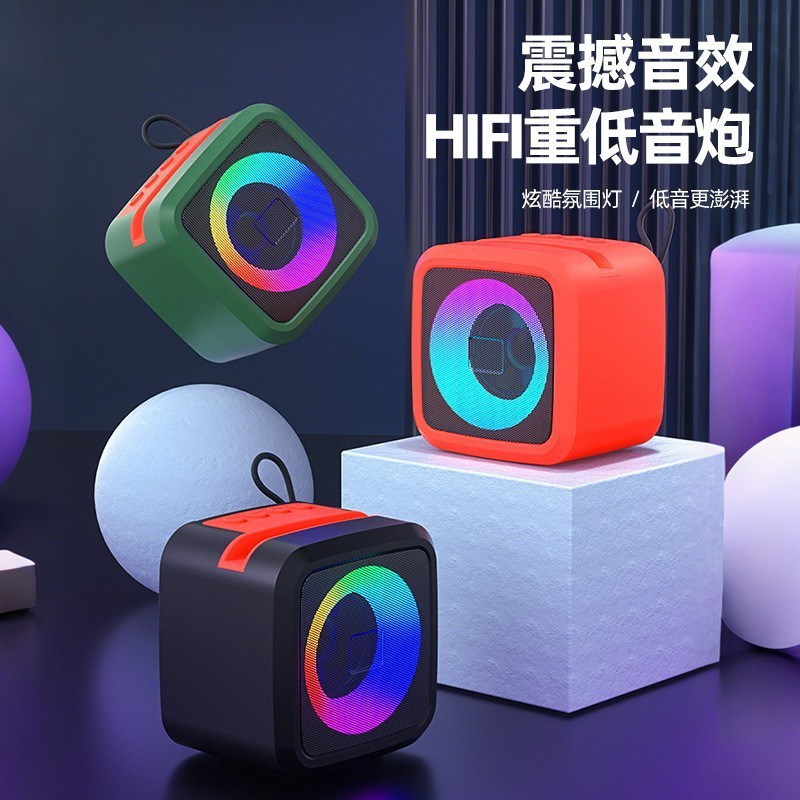 911 Bluetooth speaker wireless audio portable desktop outdoor small volume subwoofer heavy bass high sound quality