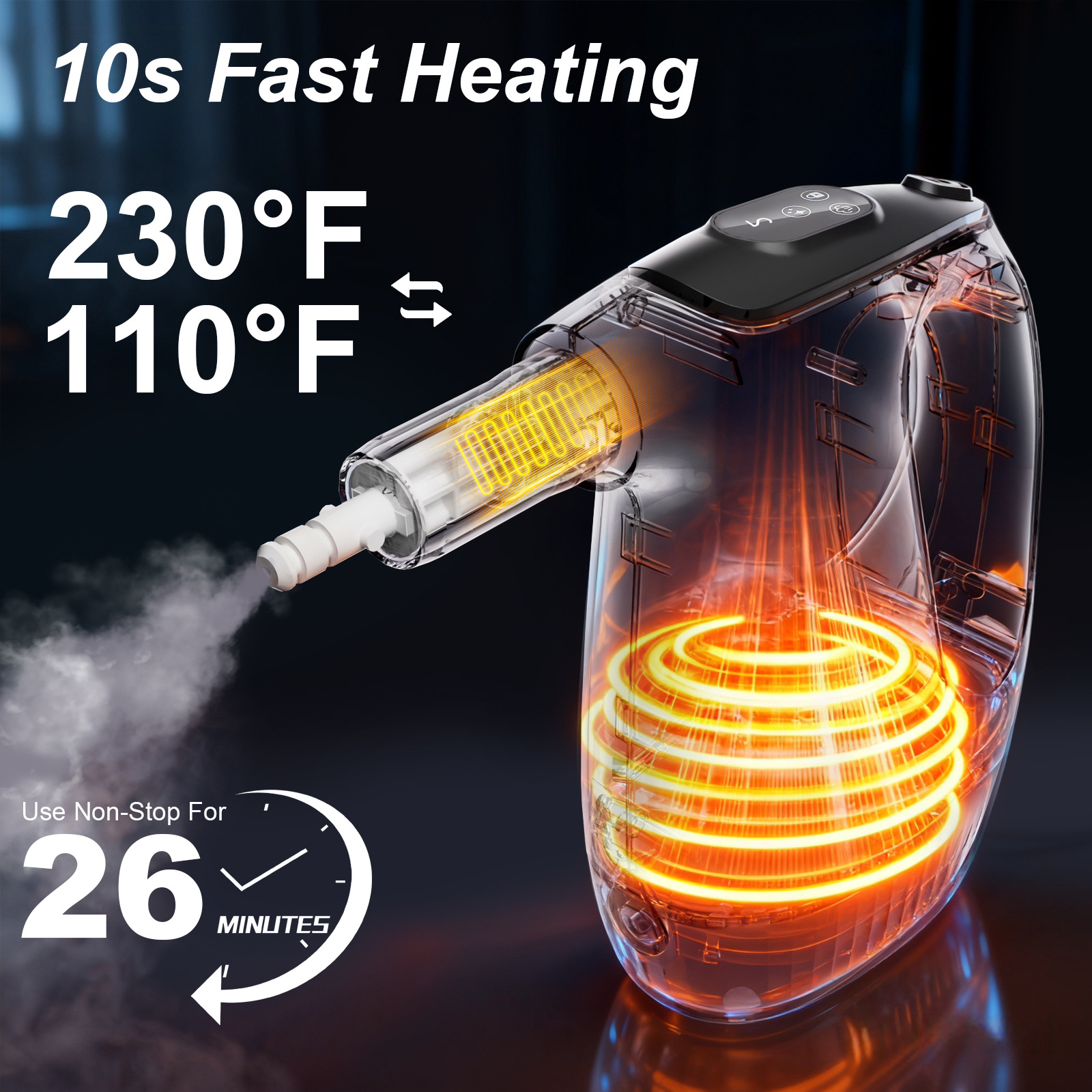 Amazon Handheld Floor Mop Steam Mop Multifunctional High-Temperature Steam Cleaning Machine