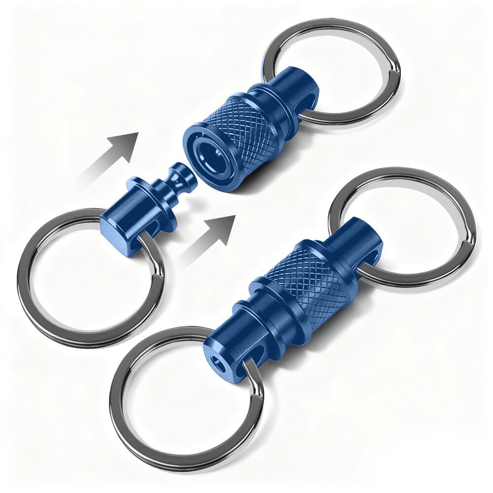 Aluminum Alloy Universal Buckle Multi-Functional 360-Degree Rotating Storage Buckle Detachable Convenient Hook Universal Clip