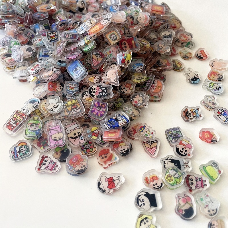 Acrylic Sheets 1cm 2cm 3cm Mini Pieces DIY Shake and Fill Inserts with Holes