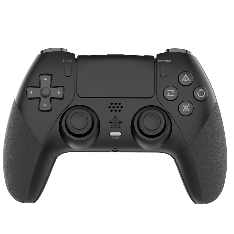 With macro programming P4 wireless Bluetooth game handle P4 handle with motor vibration somatosensory six-axis continuous fire function