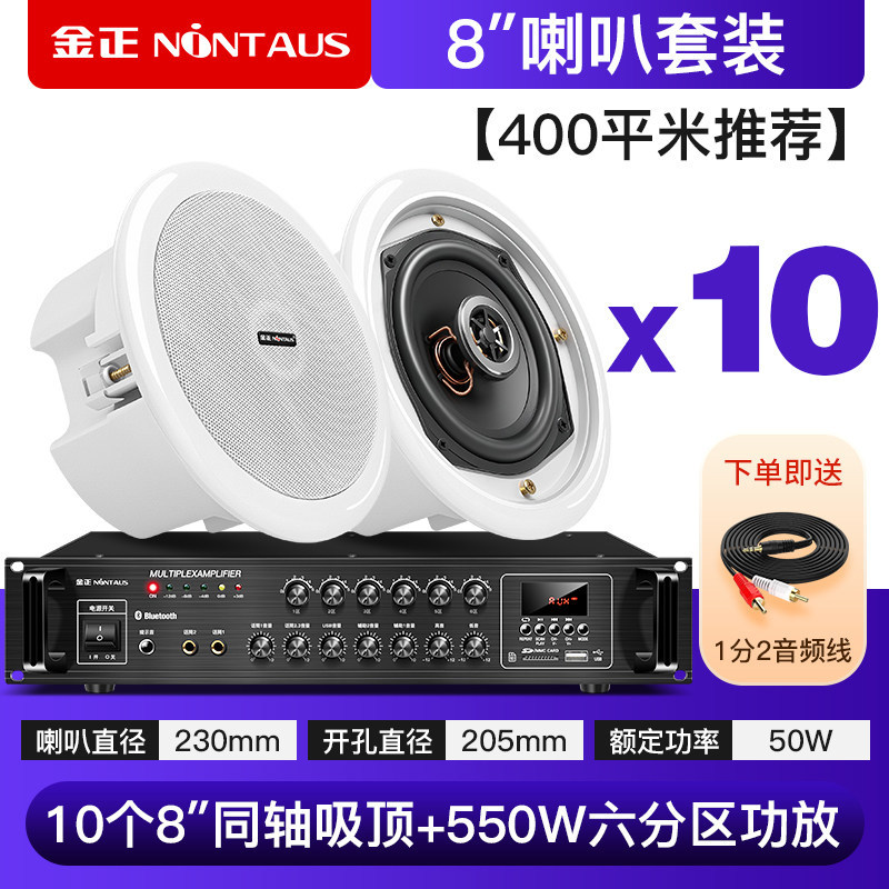550瓦蓝牙功放+8寸同轴喇叭*10