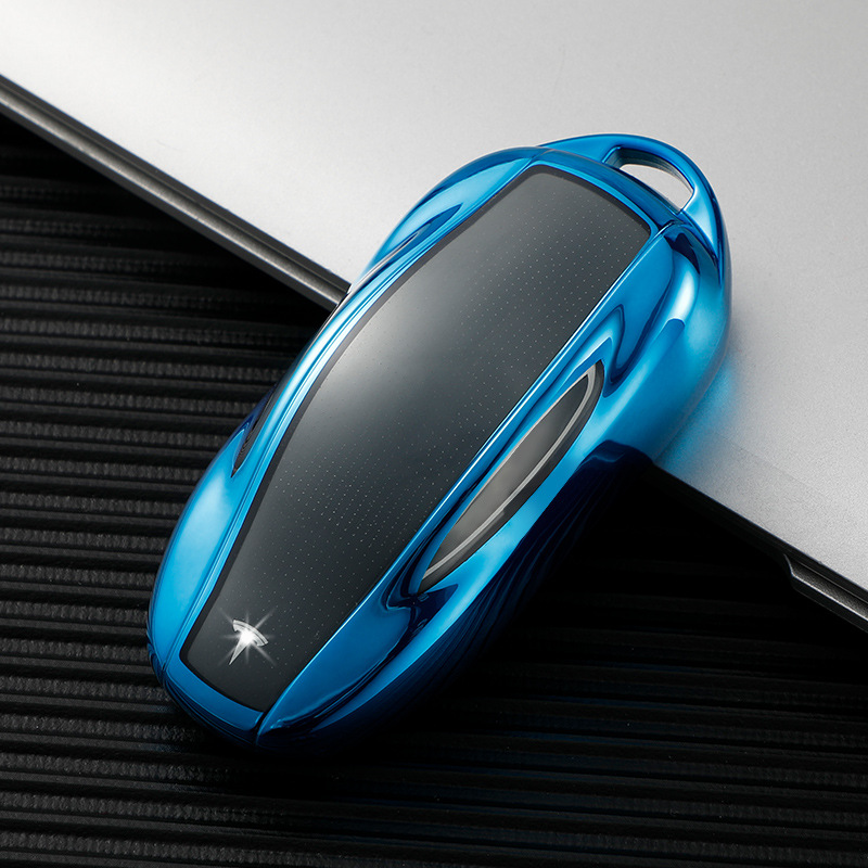For Tesla Key Case Model Y/Model 3 Card Shell Model S/X Car Bag Buckle Female