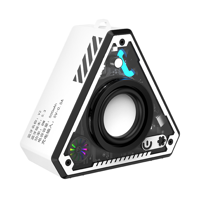 V2 Cool Mecha Portable Wireless Bluetooth Speaker HiFi Surround Sound Outdoor Audio Exclusive