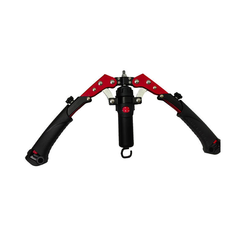 Hydraulic cylinder arm strength bar with wheel ab roller adjustable arm strength bar training arm grip chest muscle
