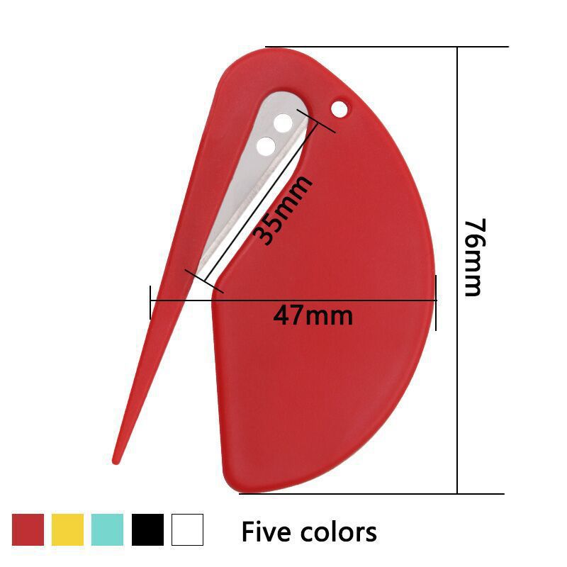 Plastic mini kitchen opener, anti-slip cutter, multifunctional unboxing knife, rope cutter, baking packaging tool