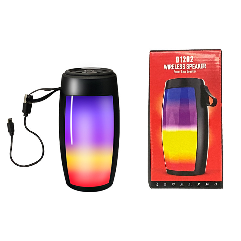 Pulse 1202 Bluetooth small speaker wireless phone night colorful computer card FT gift Bluetooth speaker