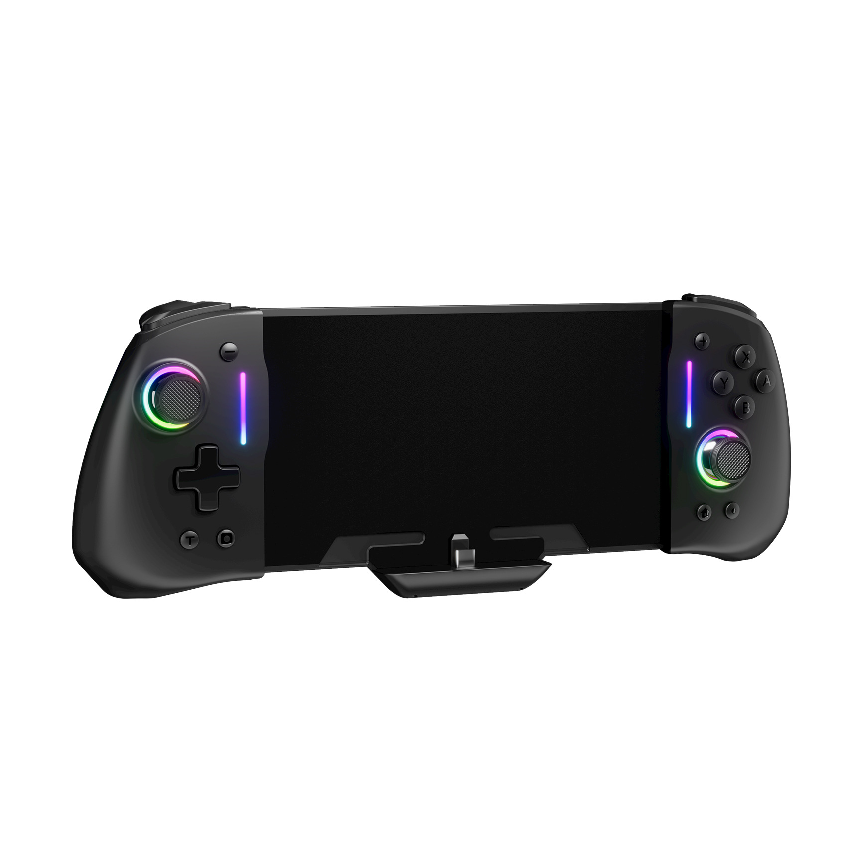 LinYuvo Lianyou switch plug-in game handle colorful RGB light back button metal joystick left and right handle