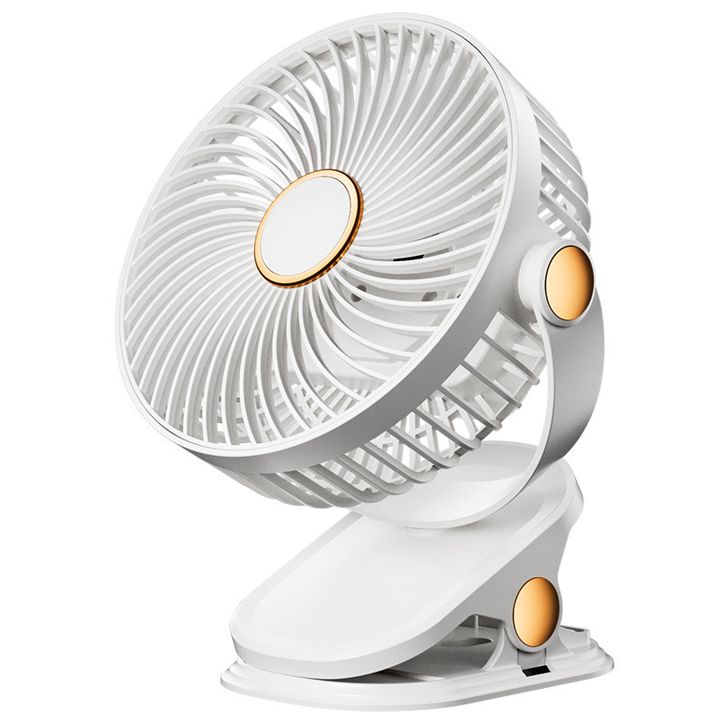 Clip Fan Strong Wind Desktop Electric Fan USB Charging Portable Mini