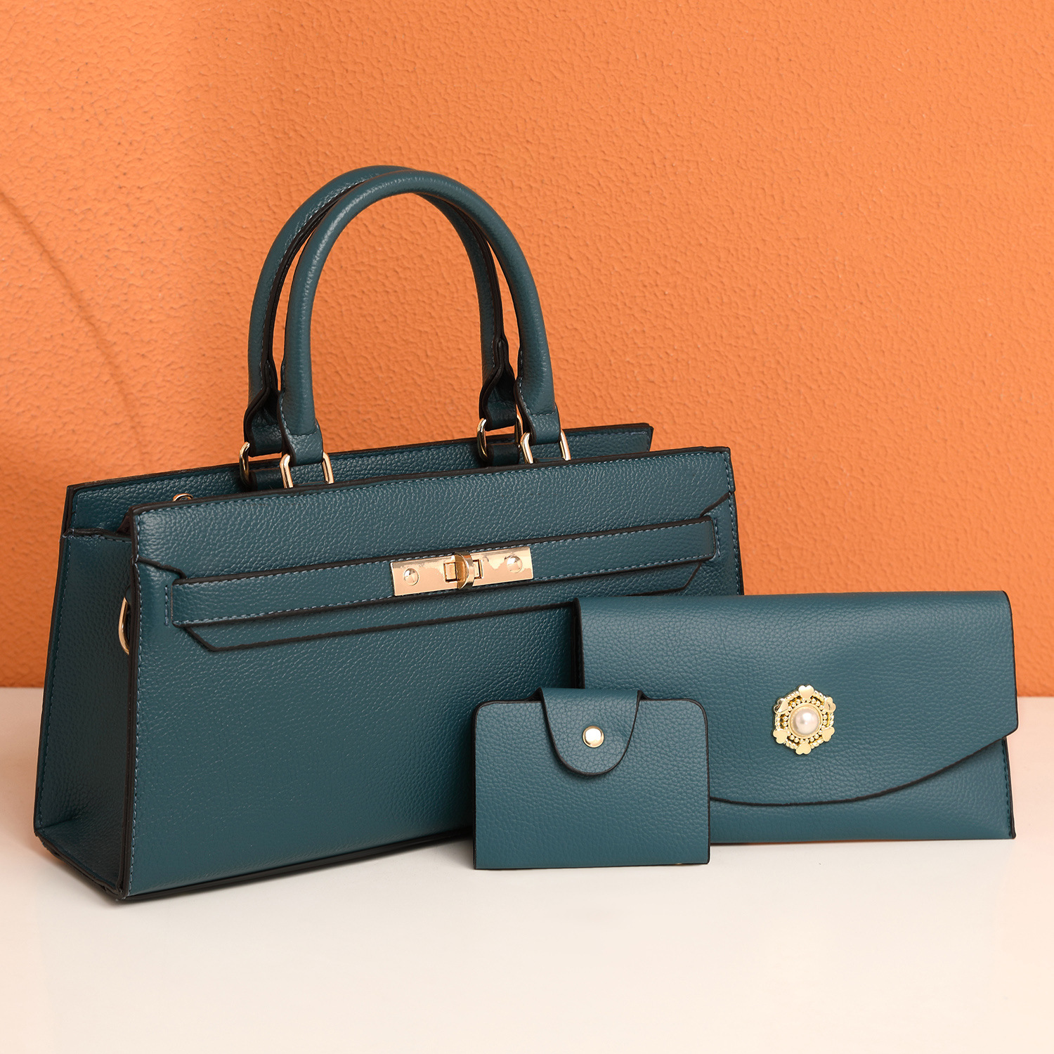 2026 women's bag new Kelly bag handbag multi-pocket Birkin shoulder crossbody commuting large bag