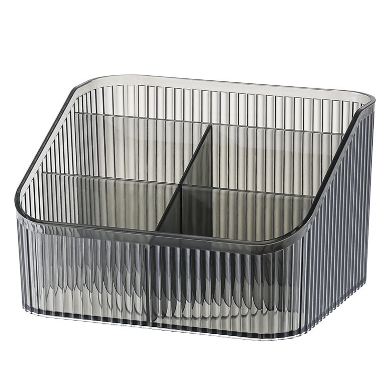 Desktop compartment storage box, cosmetic compartment storage, remote control stationery storage box