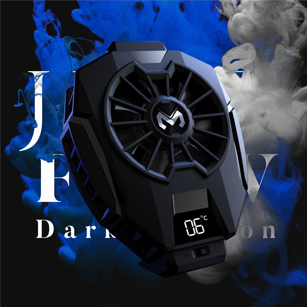 DL05 Phone Cooler Semiconductor Cooling Digital Display Back Clip Cooler Game Live Streaming Cooling
