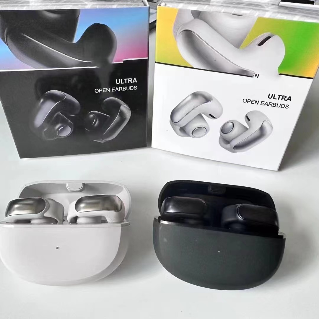 New Ultra Open Ear Wireless Bluetooth Headphones V12 Ear Clip Spatial Audio Not In-Ear