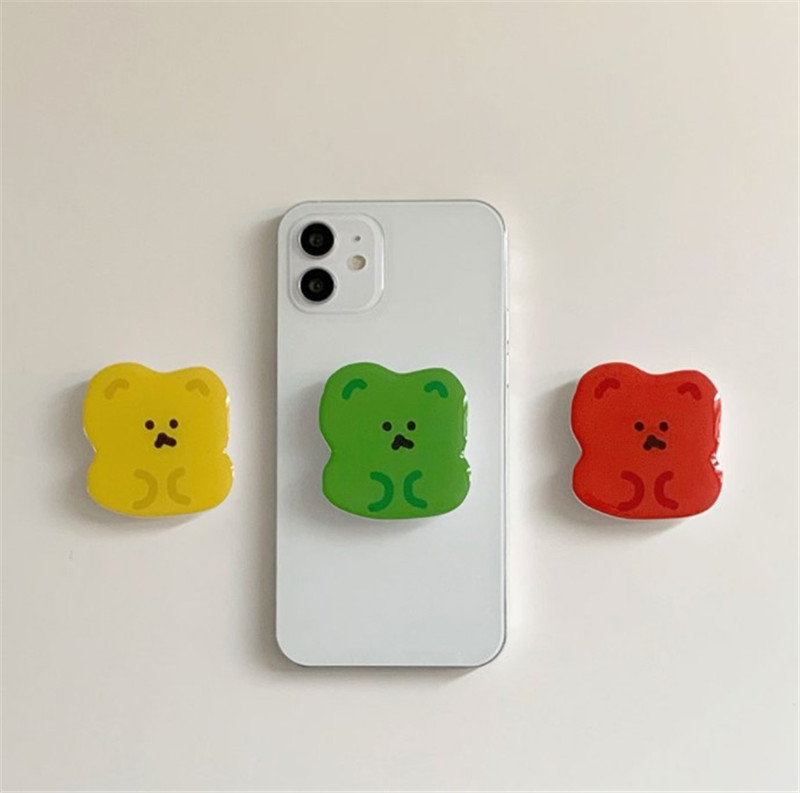 Korean Mellowus Phone Stand Cartoon Foldable Resin Acrylic Airbag Telescopic Portable