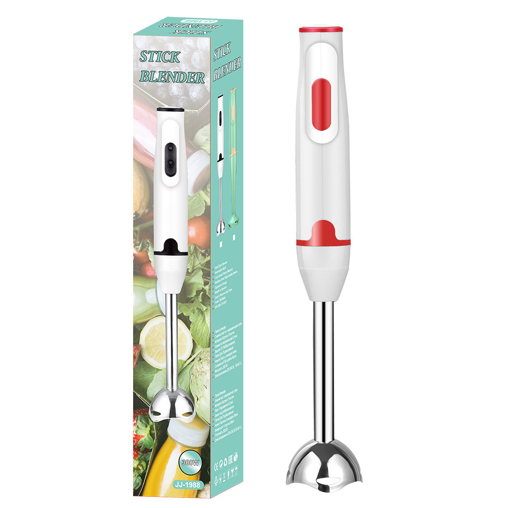 Blender for Home Use, Food Processor, Juicer, Stainless Steel Blade, Multi-functional Hand Blender