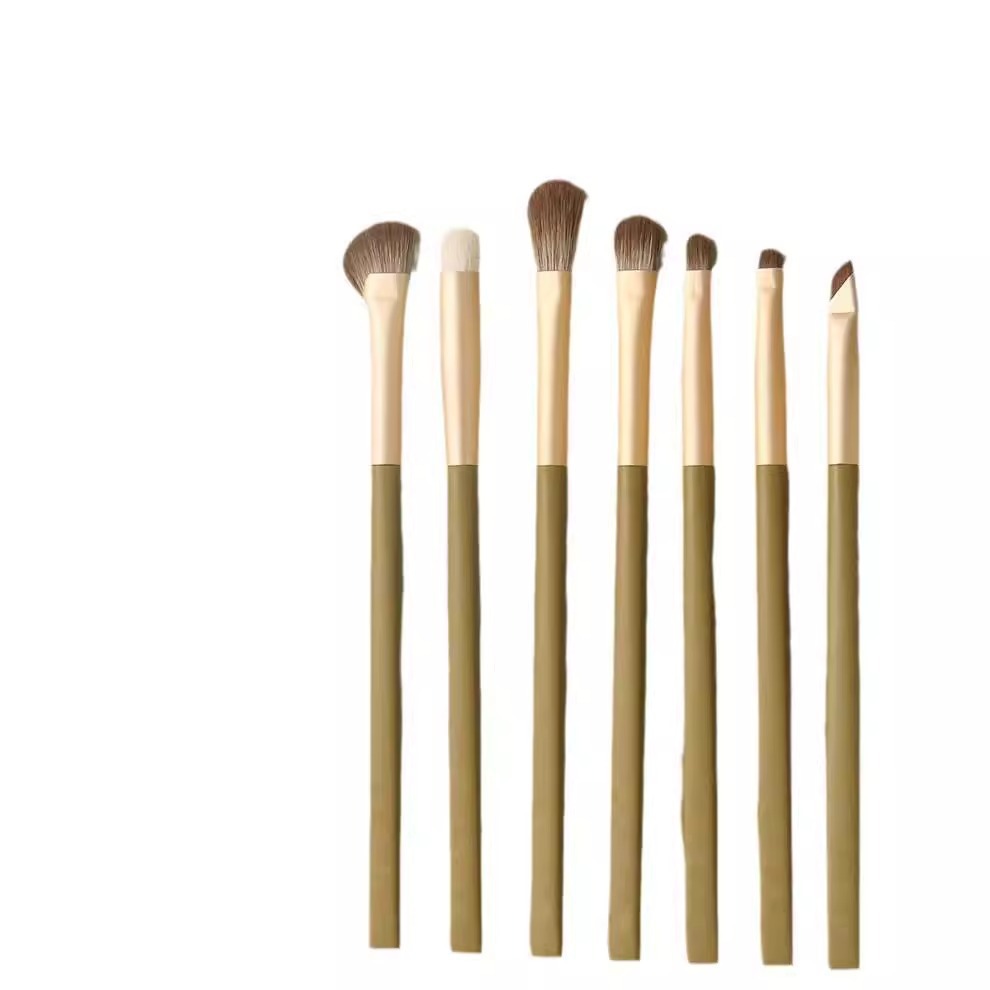 New brush maker avocado makeup brush 7-piece eye brush set beginner portable soft bristle Cangzhou makeup brush