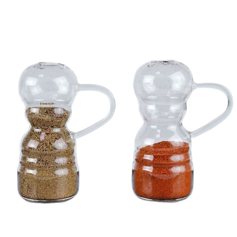 High borosilicate kitchen seasoning box set, oil vinegar bottle, sesame oil bottle, seasoning bottle, kitchen supplies