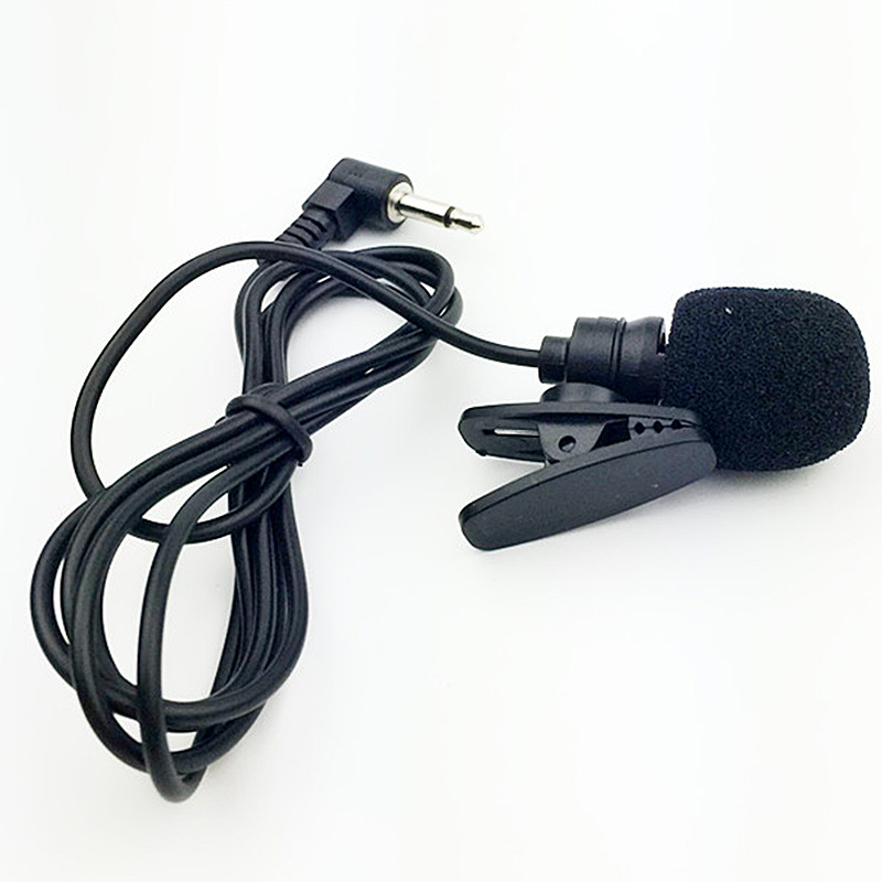 Mini Amplifier Clip-on Microphone for Teachers Class Lecture Wired Collar Chest Headset Clip-on Microphone