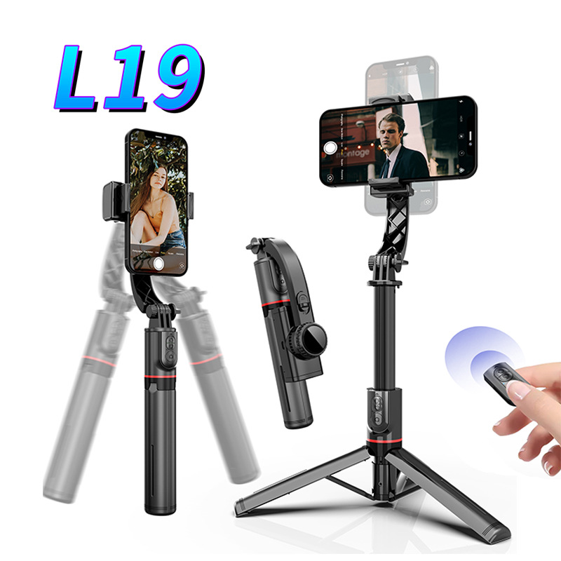 Q18 Phone Gimbal Stabilizer 3-Axis Selfie Stick Anti-Shake Desktop Tripod Lazy Live Streaming Phone Holder Tabletop