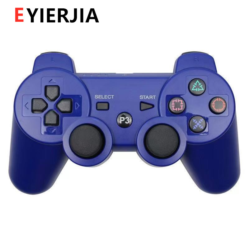 P3 controller wireless Bluetooth dual vibration snowflake buttons universal buttons multi-color PS3 game controller
