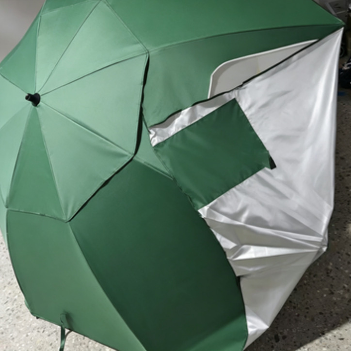 2.4m portable beach tent umbrella multifunctional canopy camping team canopy large fishing umbrella sunshade canopy