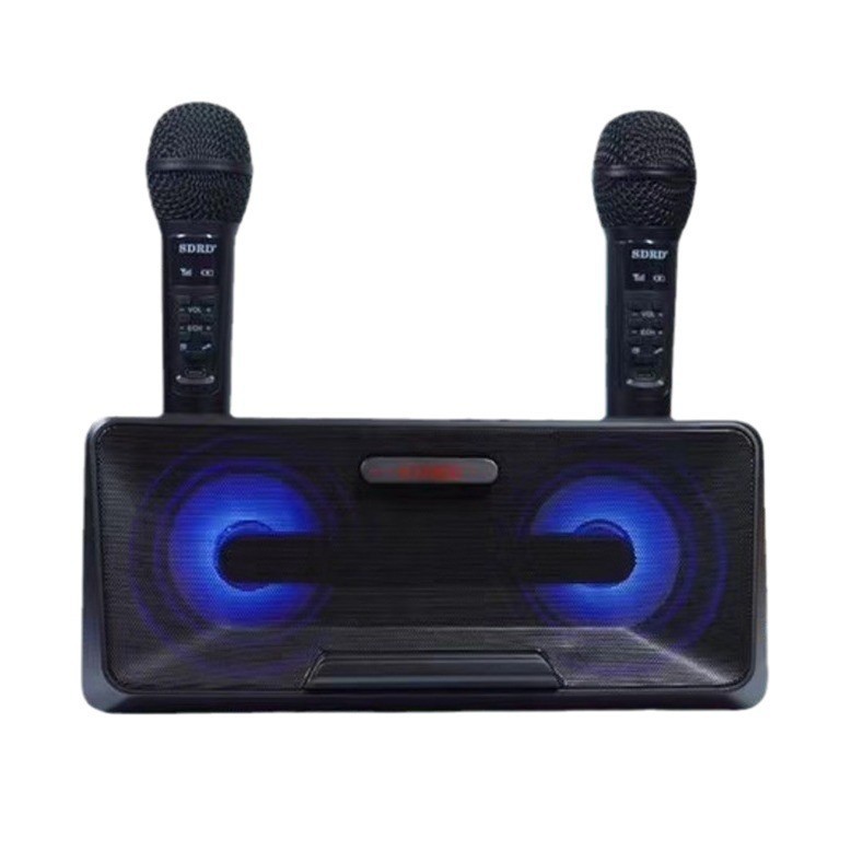 Wireless Microphone Home KTV Outdoor Portable Microphone Mobile Bluetooth Speaker Karaoke Machine Speaker SD301S