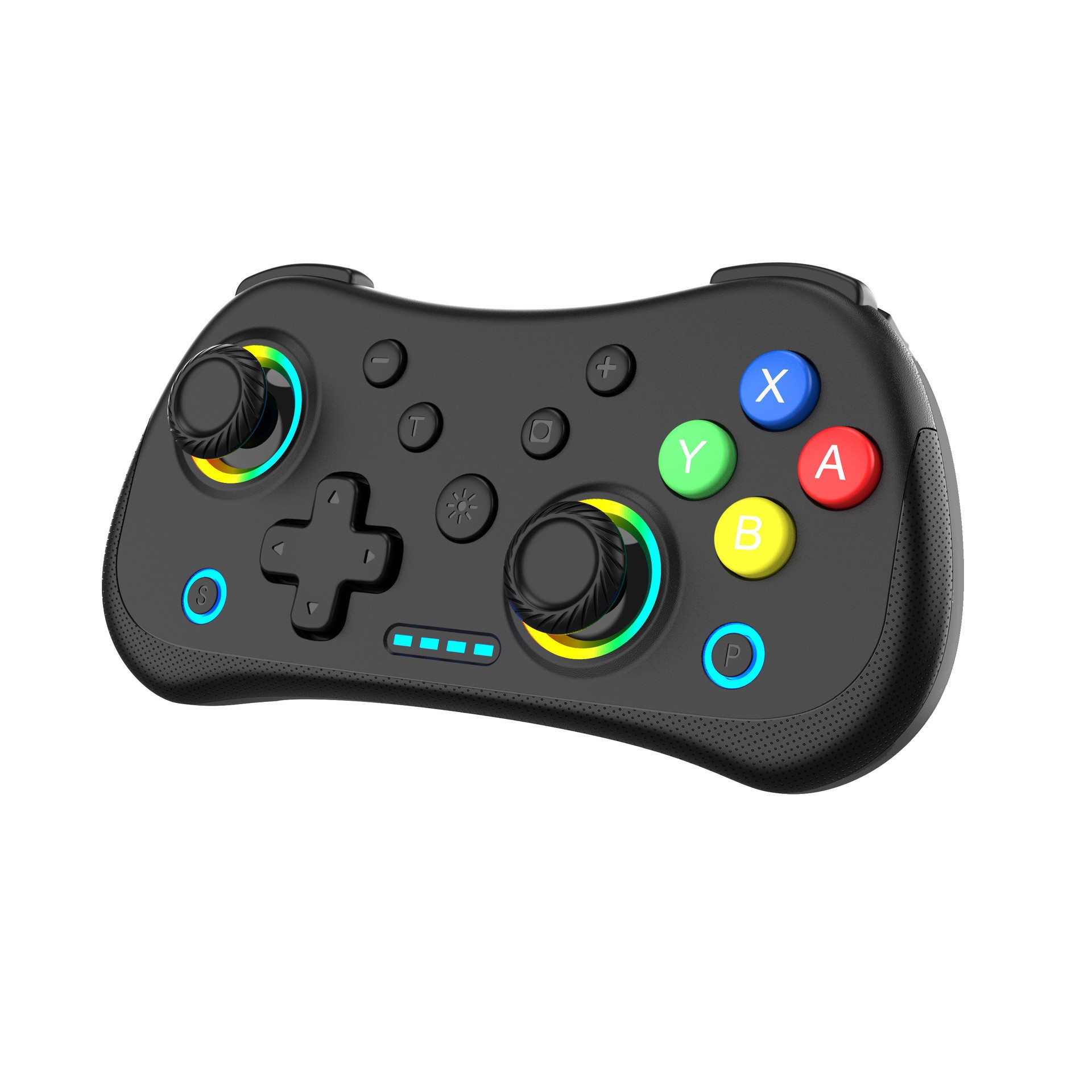 Switch Pro Bluetooth handle NS game left and right wireless RGB with light mini small handle