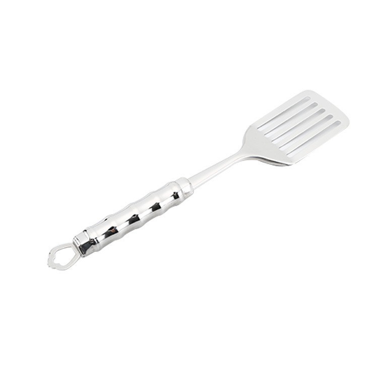 Thickened 201 stainless steel kitchenware set, fish spatula, soup spoon, high temperature resistant spatula, anti-scald, kitchen, hotel, home use