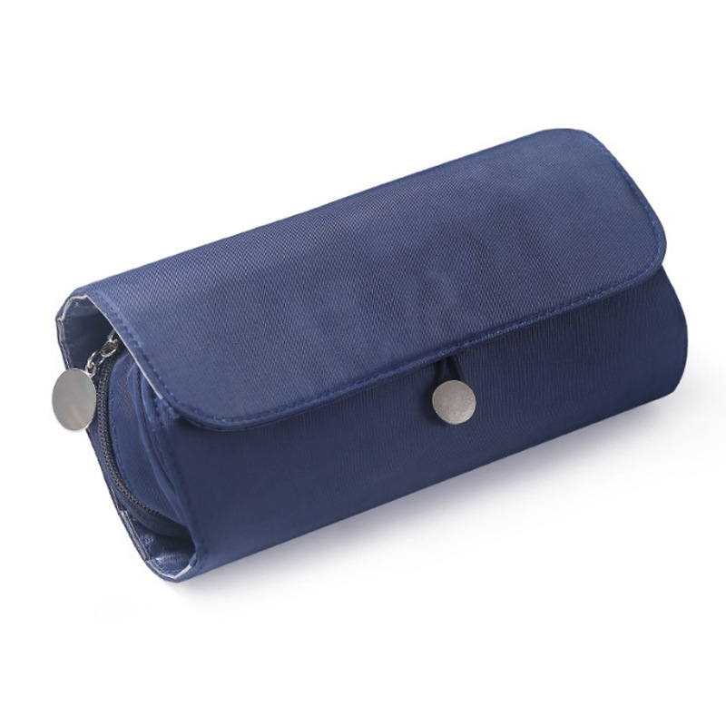 14-40 Hole Makeup Brush Bag Large Storage Bag Large Capacity Black Book Page Foldable Cosmetic Bag