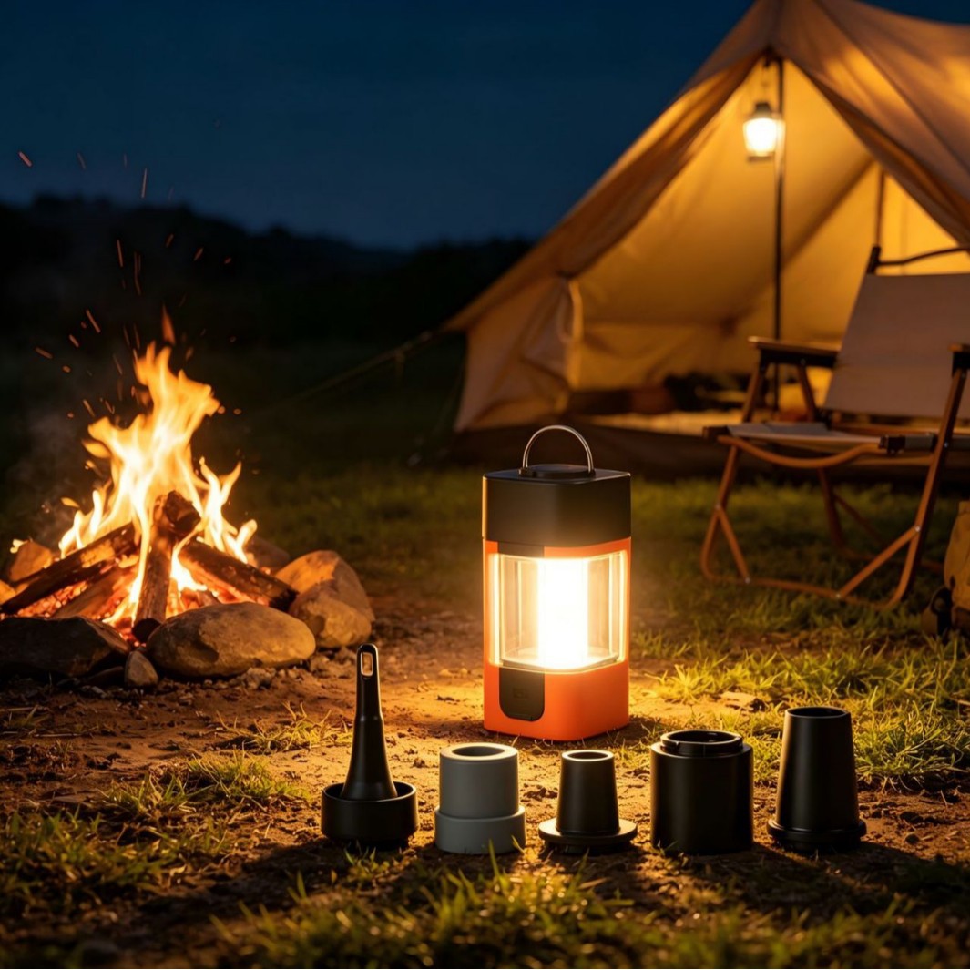 Wireless Outdoor Inflatable Pump Electric Mini Dual-Purpose Suction Inflatable Pump Outdoor SOS Emergency Signal Light