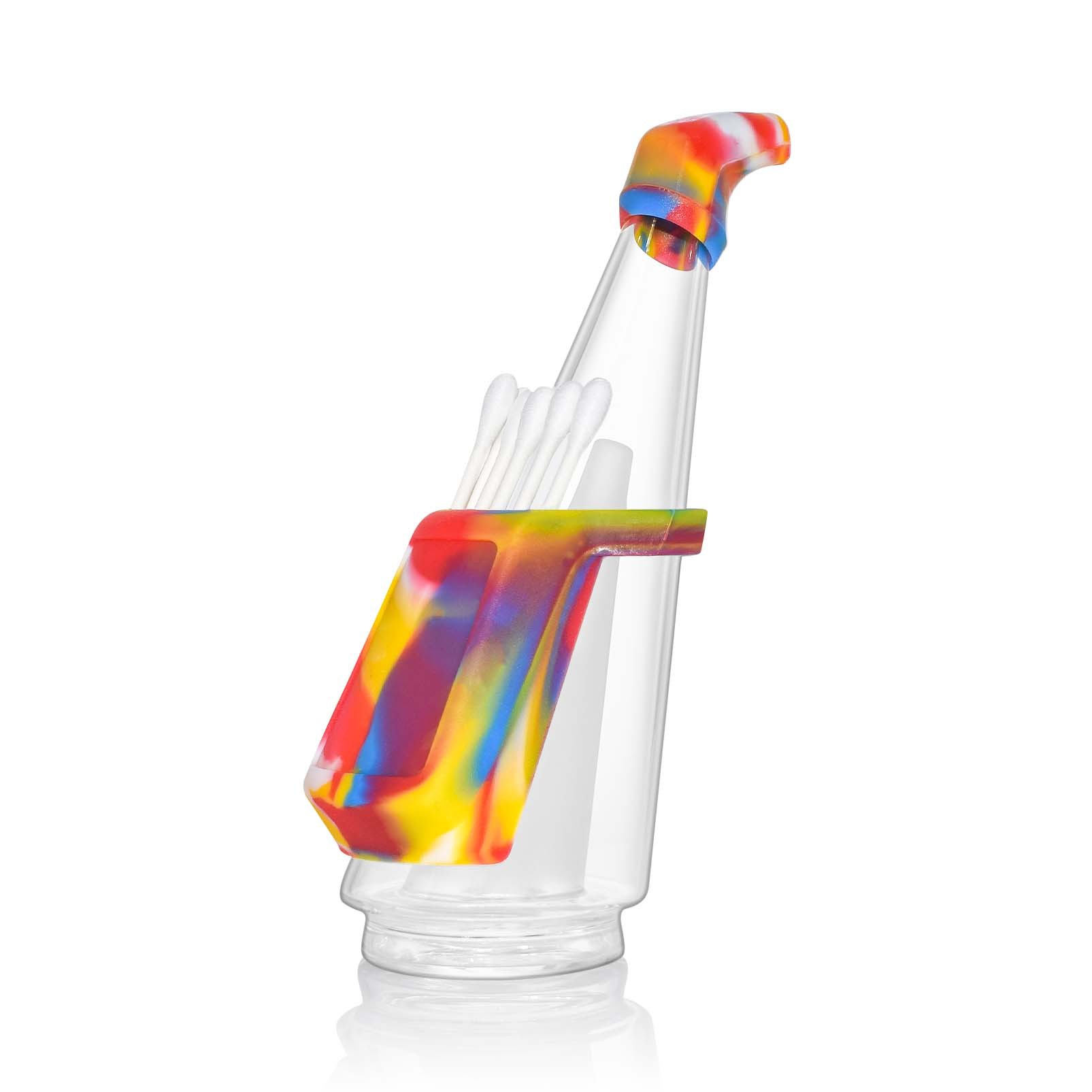 Rainbow 5-piece set replacement digital electronic accessories silicone protective cover for Puffco peak IVG