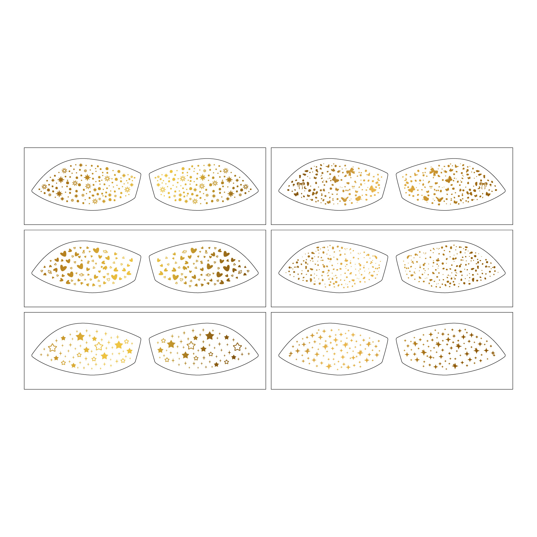Gold Foil Eyeshadow Sticker Silver Foil Freckle Eyeshadow Sticker Party Makeup Flash Eye Sticker Tattoo Sticker Paper