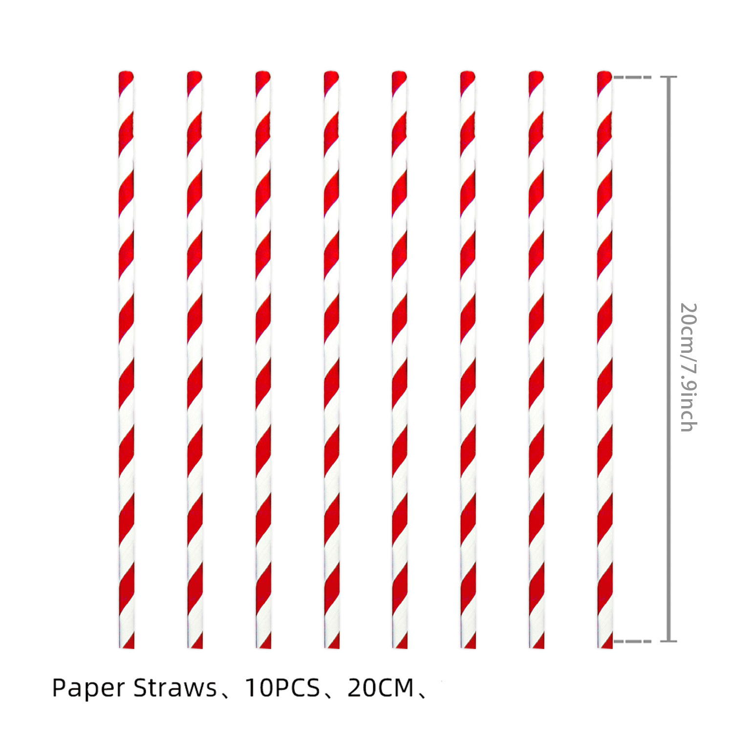10PCS-吸管