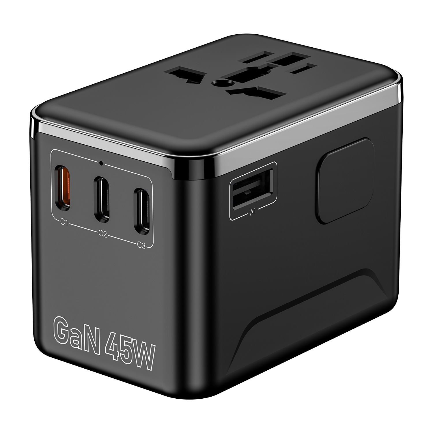 GaN Converter Socket 35W PD Fast Charging Multi-function Travel Plug Socket Fast Charger Adapter Plug
