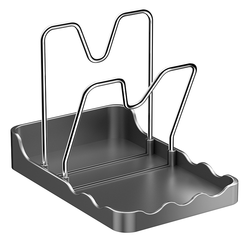 Pot Lid Rack Kitchen Special with Drainage Cutting Board Rack Kitchen Spatula Holder Storage Rack Chopping Board Rack Pot Lid Bracket