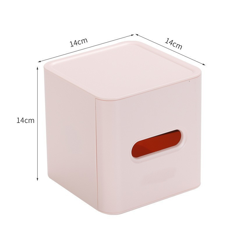 Simple dining room, dormitory, living room desktop tissue box, storage box, coffee table napkin holder, household roll paper holder