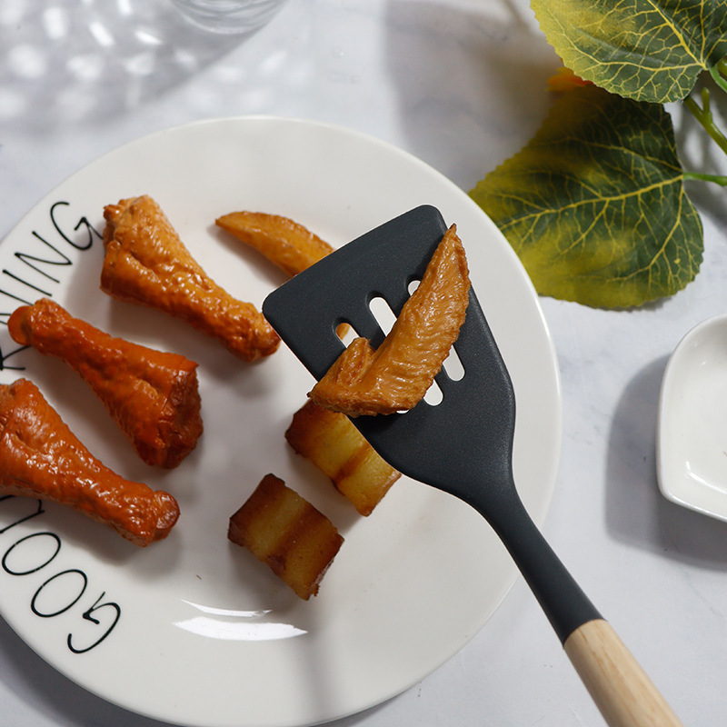 Silicone Kitchenware 12-Piece Set Non-Stick Silicone Spatula Food Grade Silicone Spatula Soup Spoon Set