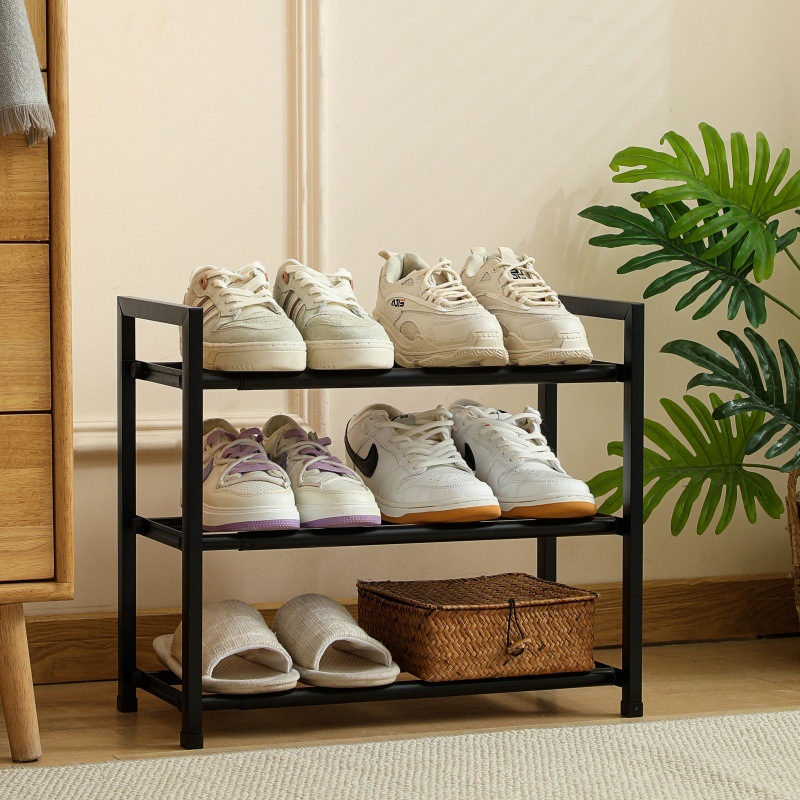 Exclusive shoe rack, simple, multi-layer, household, indoor, by door, shoes, telescopic storage rack, multi-layer shelf