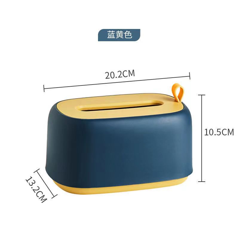 Wall-mounted bathroom tissue paper towel box spring tissue box household living room kitchen