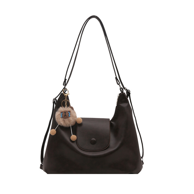 Autumn winter new large capacity shoulder bag 2026 casual new student class tote bag