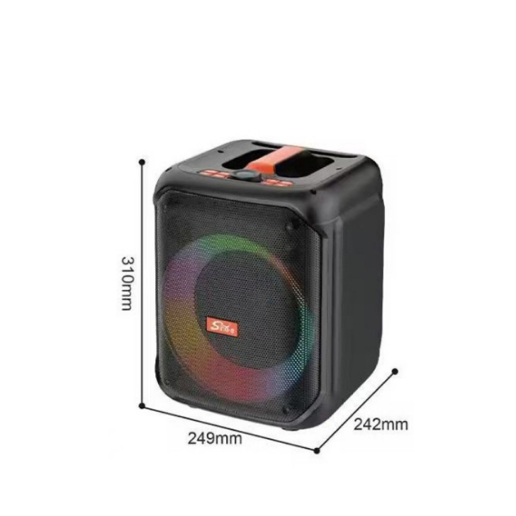ZQS6171 Bluetooth Speaker Lawn Outdoor Portable Stereo Sound 6.5-inch Speaker