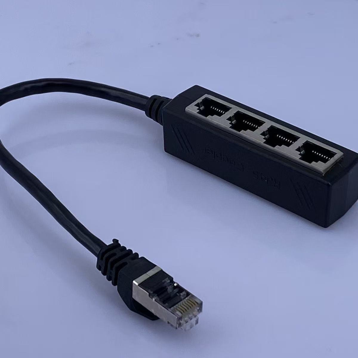 RJ45 extension cable one-to-three network cable adapter one male three female network panel splitter