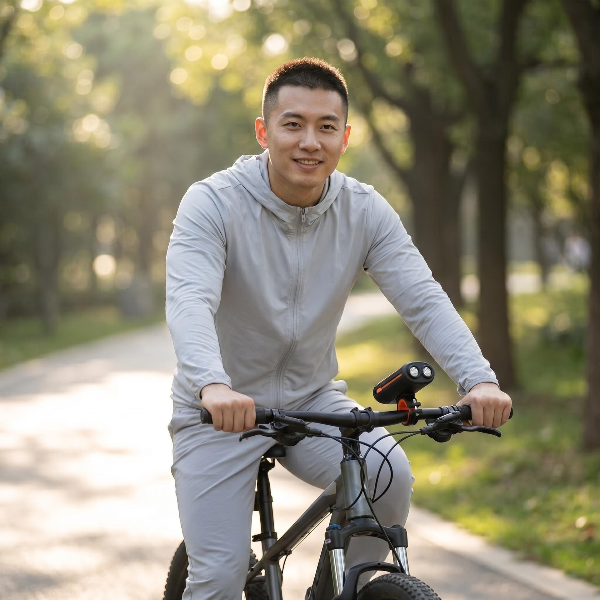 New TG493 Bluetooth Speaker Cycling Flashlight Power Bank Speaker Multifunctional Portable TWS Subwoofer