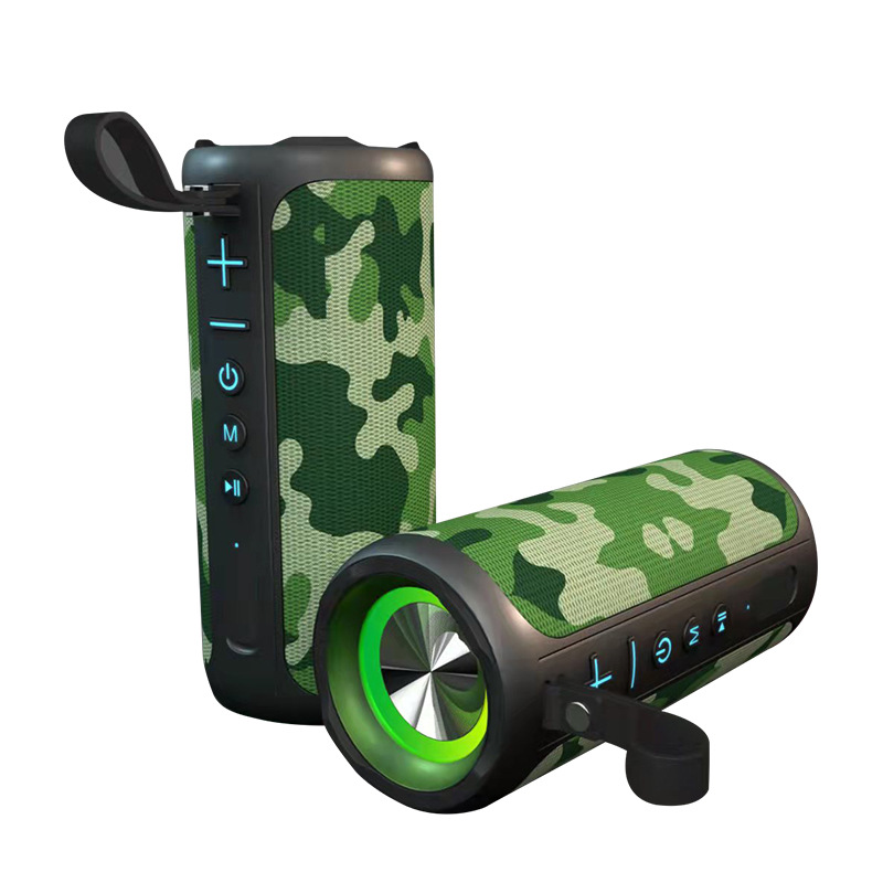 Cyboris 20W Dual Speaker Wireless Bluetooth 5.1 Colorful TWS Speaker Outdoor Portable Long Battery Life Audio