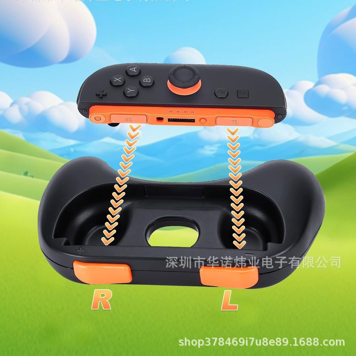 Switch 2 left and right handle simple grip handle switch 2 left and right small handle hand grip handle 2-pack
