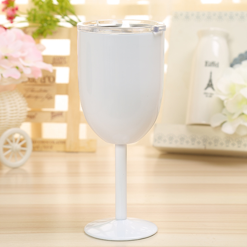 304 stainless steel goblet wine glass double-layer vacuum insulated champagne cocktail cup