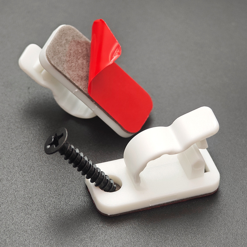 Hole Fixing Clip Wire Fixing Clip Self-Adhesive Cable Clip Desktop Cable Management Wire Organizer